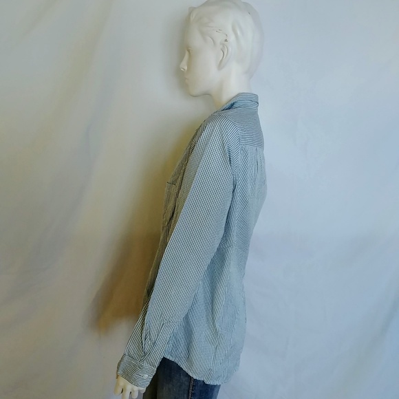 Frank & Eileen Barry Gingham Button Down Shirt - Picture 7 of 8